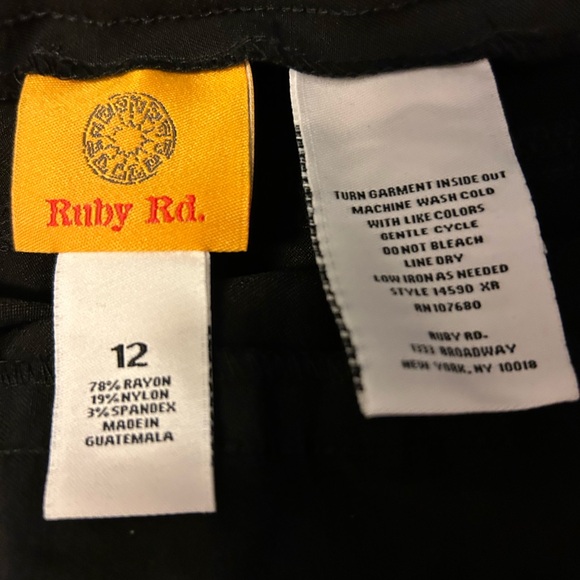 Ruby Red Black pants - Picture 5 of 6